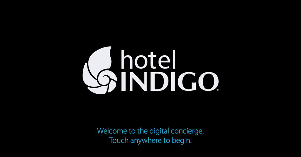 Hotel Indigo Digital Concierge Design