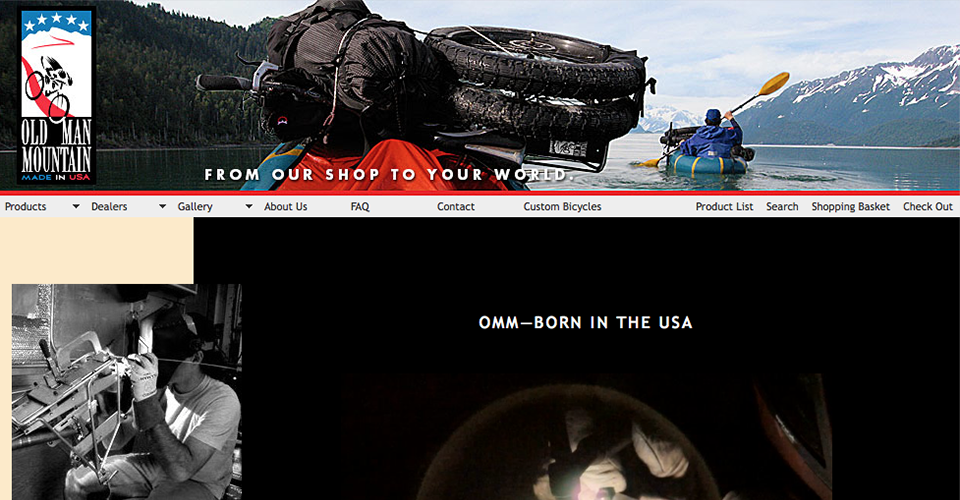 Old Man Mountain Web Site Design